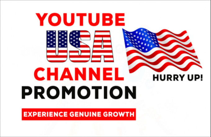 Gig Preview - Do USA youtube video promotion shoutout to organic views subscribers