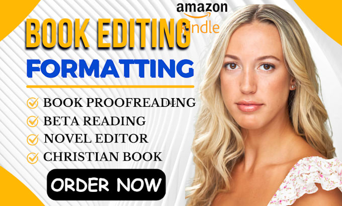 Gig Preview - Book editing and formatting for memoir christian book nonfiction fiction novel