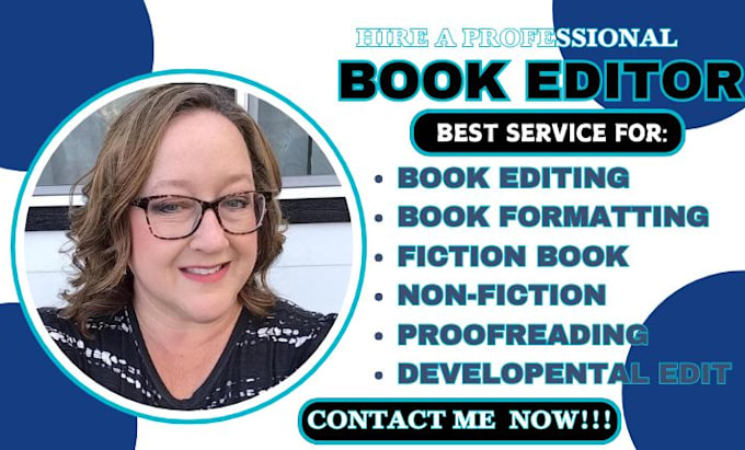 Gig Preview - Do professional book proofreading, book editing, for fiction and non fiction