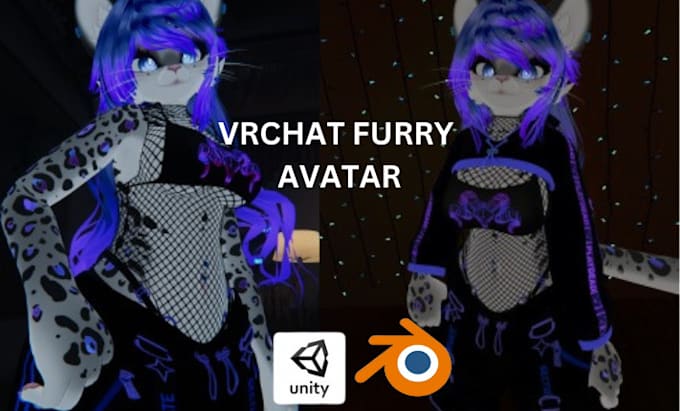 Gig Preview - Create custom 3d furry avatar for vrchat , vtuber