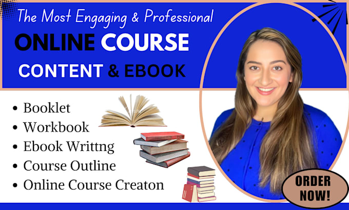 Gig Preview - Create online course content creation training manual lesson plan ebook writer