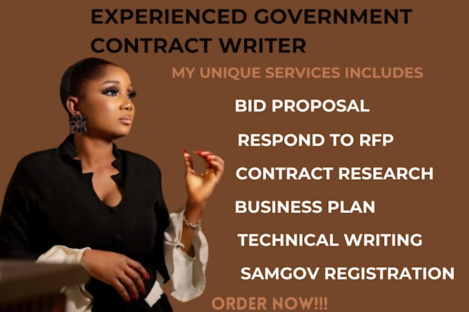 Gig Preview - Find winning rfq rfp bid proposal secure government contracts for your business