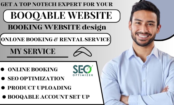 Gig Preview - Build booqable rental website, online booking website booqable online rental SEO