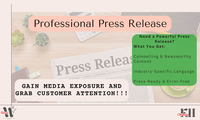 Bestseller - write an engaging, professional press release