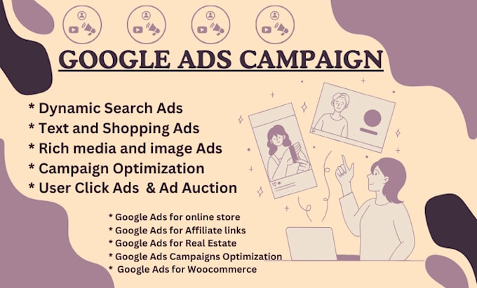 Gig Preview - Setup google ads campaign manage PPC adwords optimize shopping search SEM expert