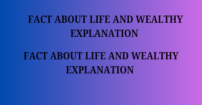 Bestseller - do fact about life and wealthy explanations