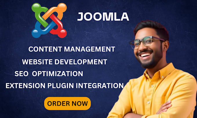 Gig Preview - Create and manage joomla website with seo optimization