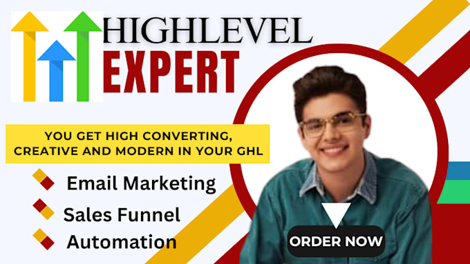 Gig Preview - Gohighlevel email marketing gohighlevel sales funnel  CRM gohighlevel automation