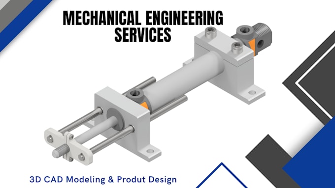 Gig Preview - Mechanical engineering and 3d modeling for manufacturing