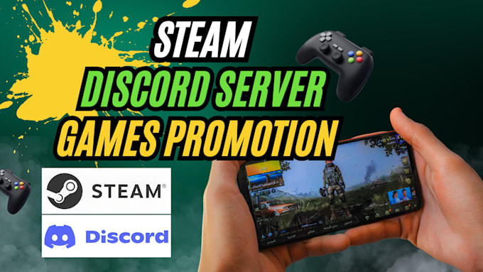 Gig Preview - Do discord server promotion for your steam game, steam game discord promotion