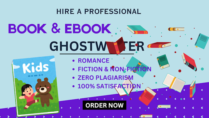 Gig Preview - Be your ebook ghostwriter kdp ghostwriter, self help ebook writer, non fiction