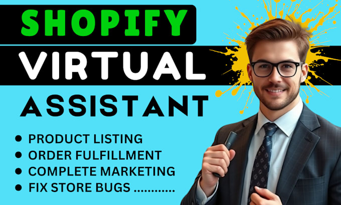 Gig Preview - Shopify virtual assistance shopify manager shopify sales shopify product listing