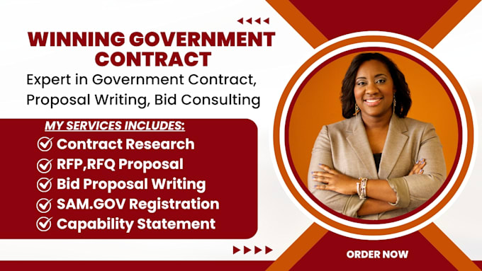 Gig Preview - Research government contracts, respond to rfp, rfq and rfi, write bid proposal