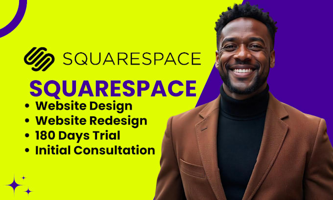 Gig Preview - Build squarespace website, design or redesign squarespace, website development