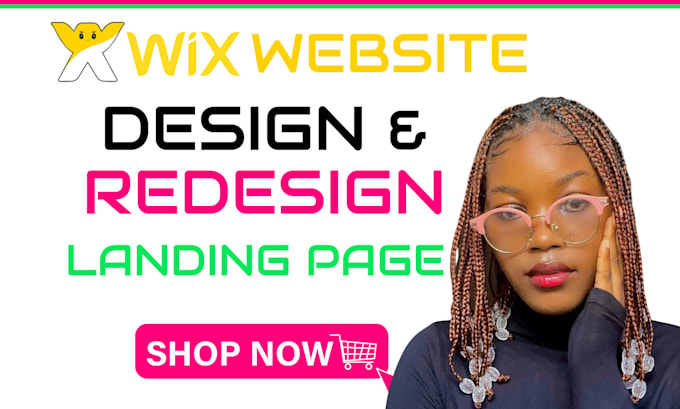 Gig Preview - Build wix website redesign wix website design wix website redesign landing page