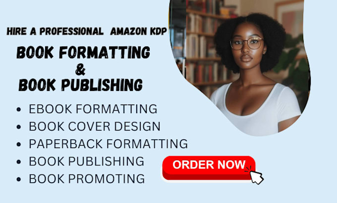 Gig Preview - Ebook writing configuration book formatting for amazon KDP book publishing