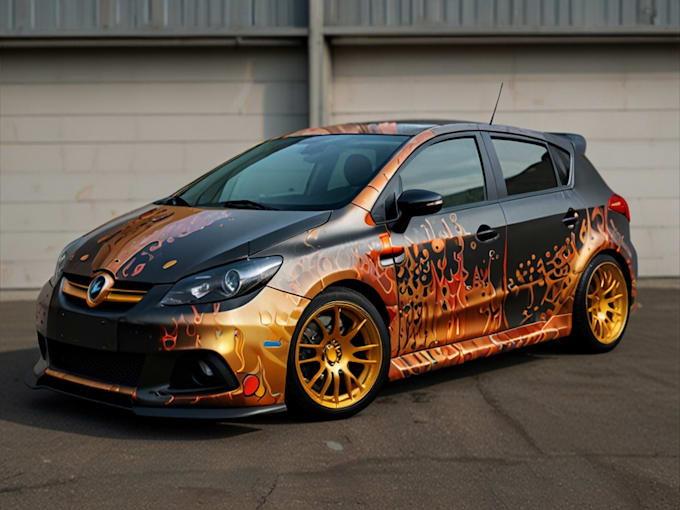 Gig Preview - Do professional car wrap, and any vehicle wrap design