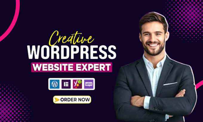 Gig Preview - Build wordpress website development, business website or wordpress blog website