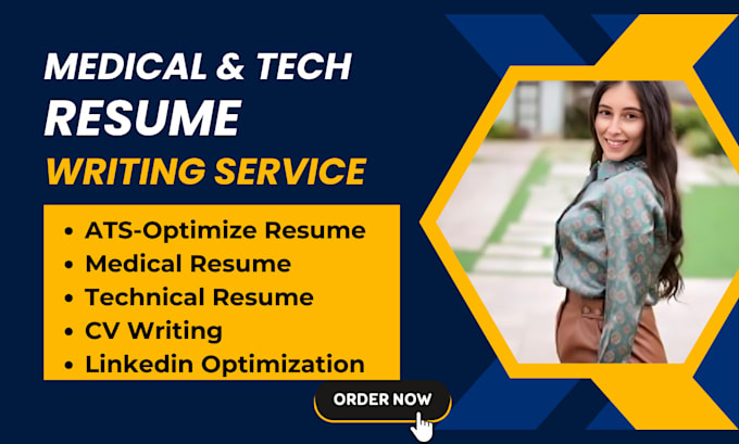 Bestseller - write a professional resume for medical and tch roles with ats optimization