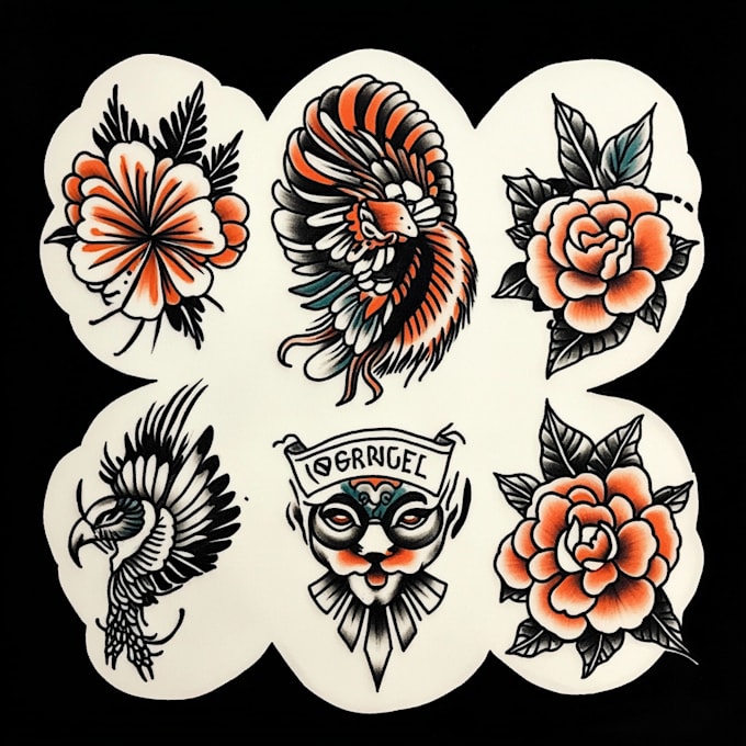 Gig Preview - Create a traditional style tattoo or illustration for you