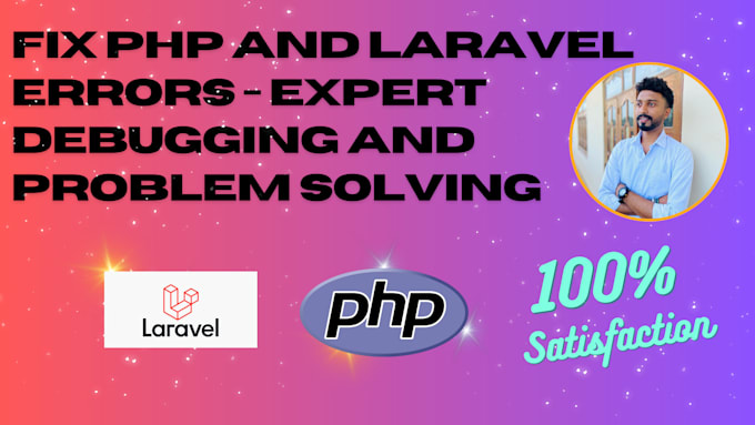 Gig Preview - Fix your PHP and laravel errors quickly and efficiently