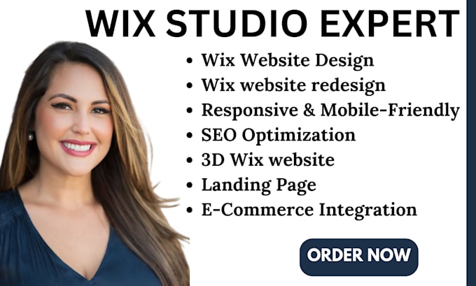 Gig Preview - Customize wix website design wix interactive website wix studio redesign