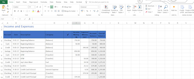 Gig Preview - Excel spreadsheet, excel data cleaning, PDF to excel