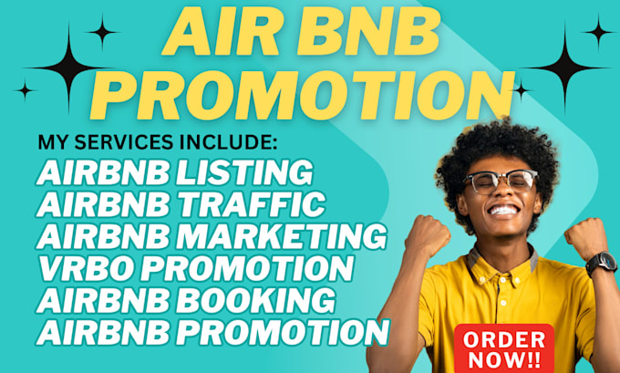 Gig Preview - Do airbnb promotion airbnb marketing airbnb booking airbnb listing