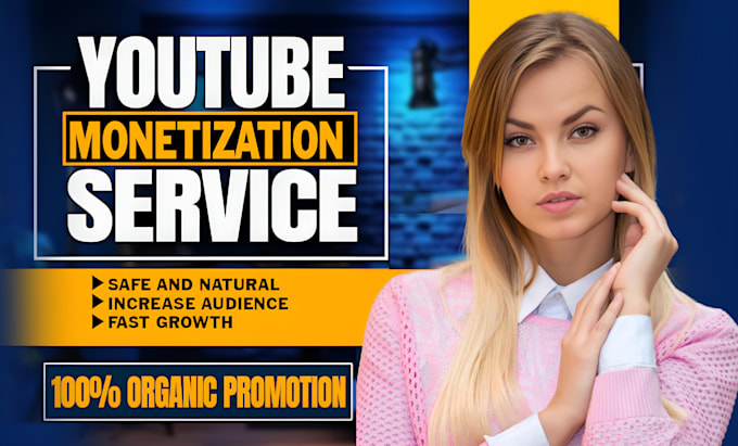 Bestseller - do channel promotion for complete youtube channel monetization organic growth