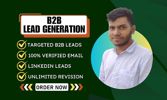 Gig Preview - Build a verified email list and targeted prospect list with b2b lead generation