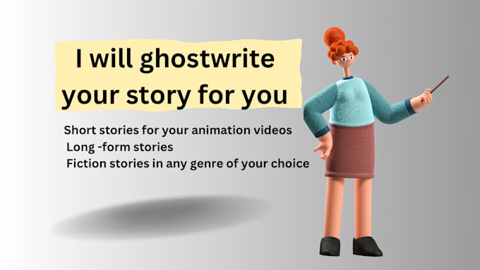 Gig Preview - Ghostwrite your short story