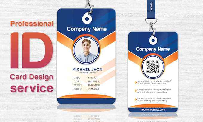 Gig Preview - Design professional id card, name card, identity card with a unique touch