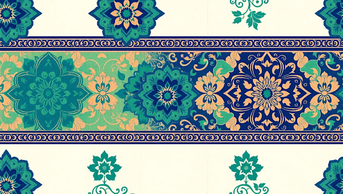 Gig Preview - Design scarf bandana patterns for textile and fabric prints