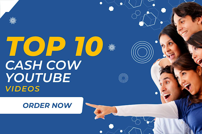 Gig Preview - Create high quality top 10 cash cow youtube video