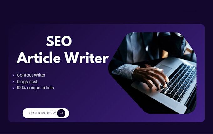 Gig Preview - Be your SEO articles and blog posts writer