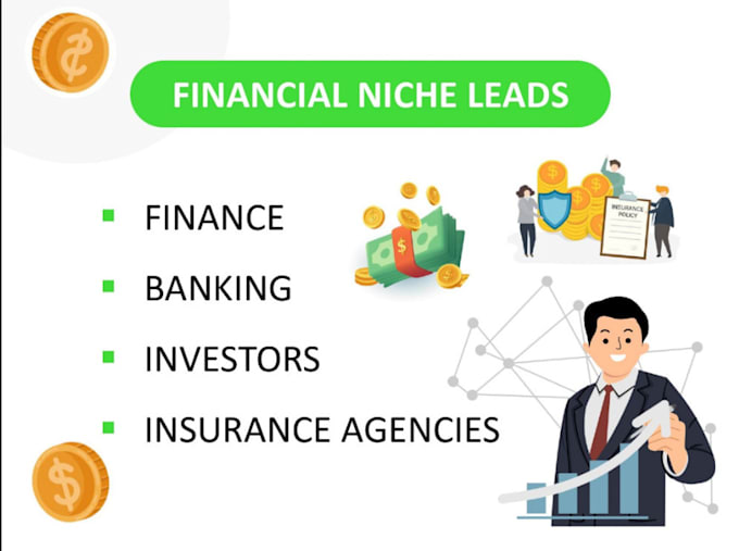 Gig Preview - Fresh financial niche leads, banking, investors, insurance agencies, b2b leads