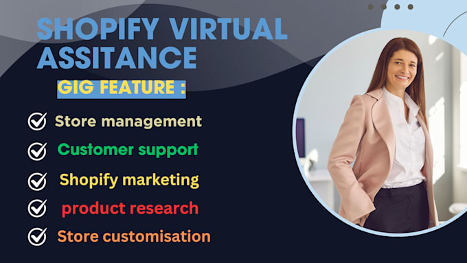 Bestseller - be your shopify  virtual assistance store management shopify marketing