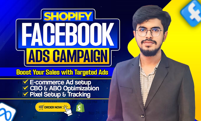 Bestseller - run ecommerce shopify facebook and ig ads campaign via fb ads manager