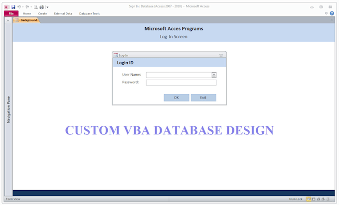 Gig Preview - Create vba macro schema er and any task related to ms access