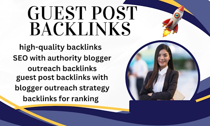 Gig Preview - Monthly SEO backlink building with blogger outreach