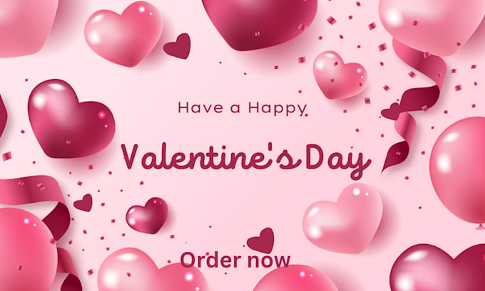 Gig Preview - Valentines day flyer card social media manager virtual assistant photoshop edit