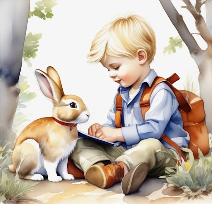 Bestseller - create children story book illustration watercolor