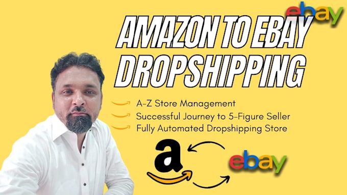 Gig Preview - Fully manage amazon to ebay store management