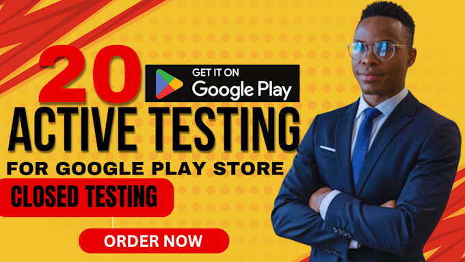 Gig Preview - Provide 20 testers google play closed testing for 14 days