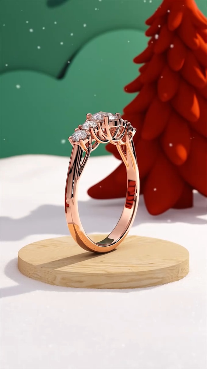 Gig Preview - Do 3d jewelry animation, 3d jewelry design, 3d jewelry model, jewelry animation