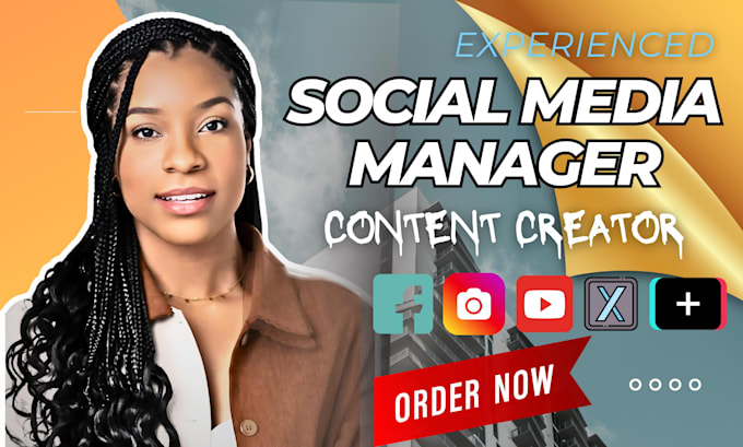 Gig Preview - Be your social media manager and content creator personal assistant