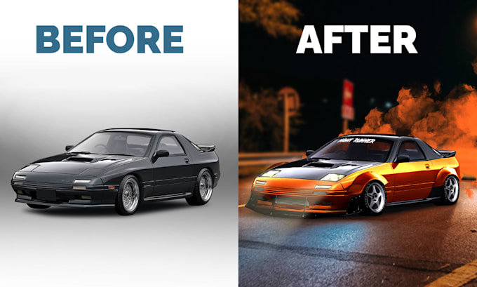 Gig Preview - Tuning your car only with photoshop