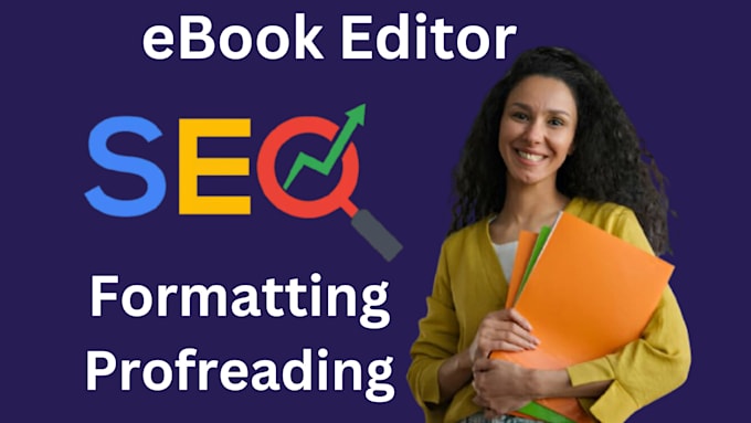 Gig Preview - Be your ebook editor, book formatting and proofreader for your course project