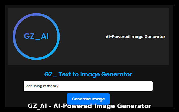 Gig Preview - Ai powered application text 2 image generator