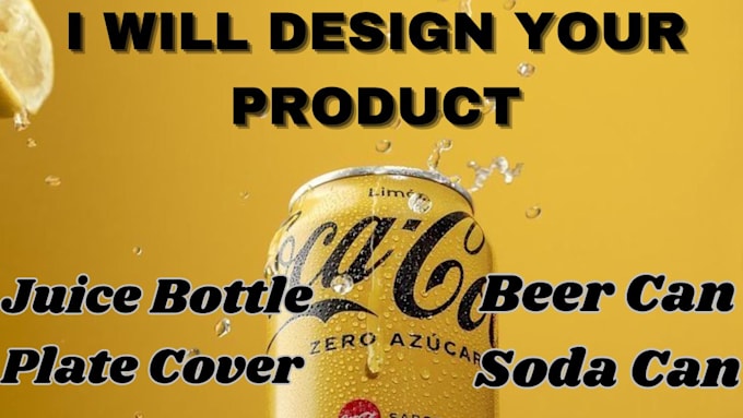 Gig Preview - Design premium energy drink, beer, soda can label